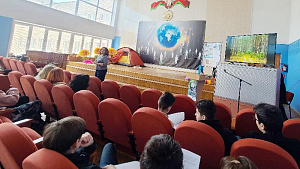 The project takes part in the children's environmental forum of the gymnasium No. 56 in Minsk